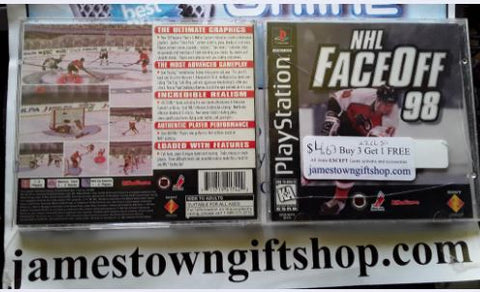 NHL Faceoff 98 Used Playstation 1 1998 Hockey Video Game