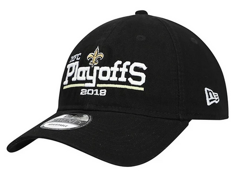 New Orleans Saints NFL 2018 Playoff 9TWENTY Adjustable New Era Hat