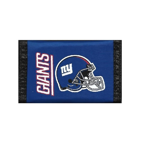 New York Giants NFL Nylon Trifold Wallet
