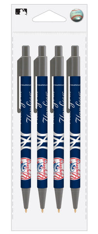 New York Yankees MLB 4 Pack Cool Color Pens