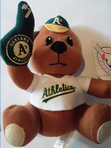 Oakland A's MLB #1 Plush Teddy Bear.