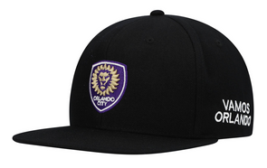 Orlando City SC Mitchell & Ness Vamos Snapback Hat - Black