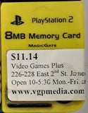 PS2 Nyko 8MB Memory Card (Various Colors)