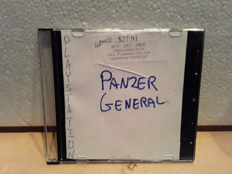 Panzer General Used Playstation 1 Game