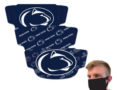 Penn State Nittany Lions NCAA WinCraft Adult Face Covering 3-Pack - MADE IN USA Mask
