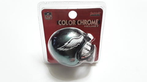 Philadelphia Eagles NFL Riddell Color Chrome Mini Football Helmet