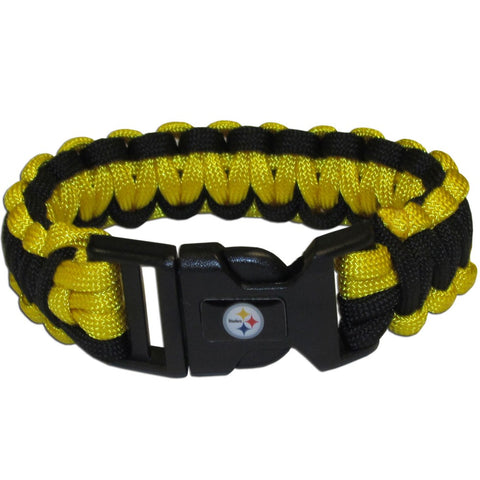 Pittsburgh Steelers NFL Paracord Survivor Bracelet