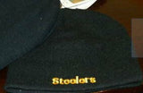 Pittsburgh Steelers NFL Black 2-Sided Beanie Knit Hat