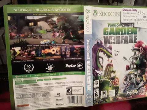 Plants vs. Zombies Garden Warfare Used Xbox 360 Video Game
