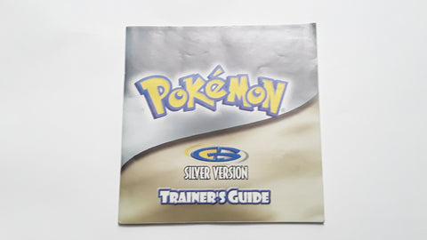 Pokemon Silver Version Gameboy Color Video Game Trainer's Guide Only  Book Manual