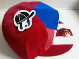 Puerto Rico Flag Flat Brim Snapback Adujustable Baseball Cap Hat