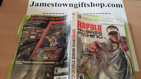 ***50off*** Rapala Pro Bass Fishing Used Xbox 360 Video Game