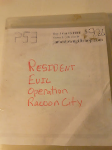 Resident Evil Operation Racoon City Used PS3 Video Game
