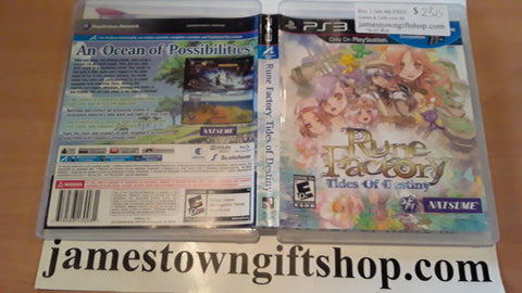 Rune Factory Tides of Destiny Used PS3 Video Game