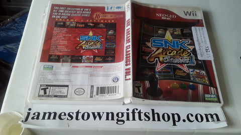 SNK Arcade Classics Vol. 1 Used Nintendo Wii Video Game
