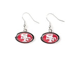 San Francisco 49ers NFL Dangle Earrings