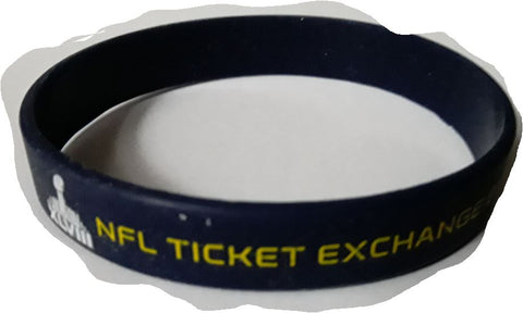 Seattle Seahawks vs. Denver Broncos Super Bowl XVLIII  NFL Silcone Rubber Bracelet