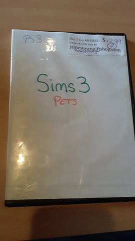 Sims 3 Pets Used PS3 Video Game