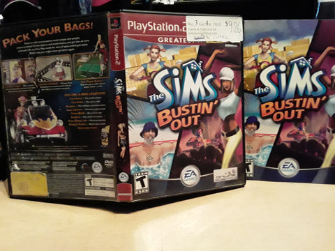 Sims Bustin' Out USED PS2 Video Game