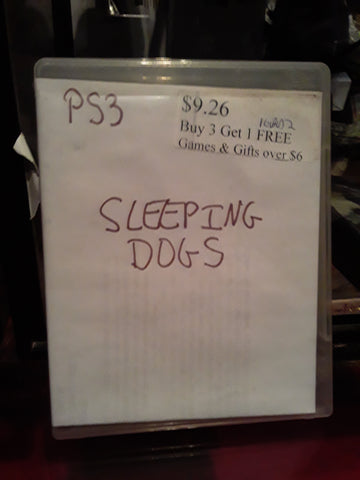 Sleeping Dogs Used PS3 Video Game