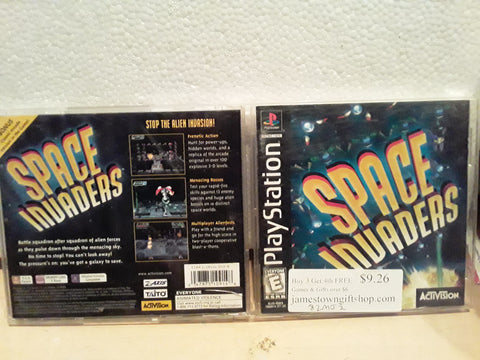 Space Invaders Used Playstation 1 Game