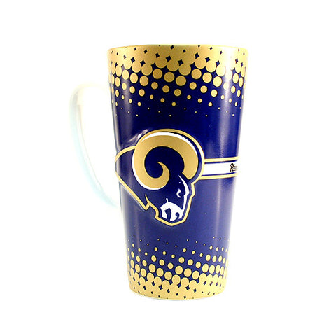 St. Louis Rams Latte Mug With Raised Logo