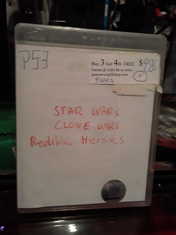Star Wars Clone Wars Republic Heroes PS3 Video Game