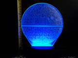 Star Wars Death Star Color-Changing LED Night Light Lamp