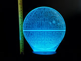Star Wars Death Star Color-Changing LED Night Light Lamp