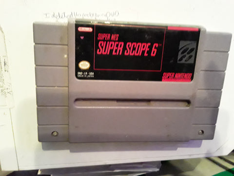Super Scope 6 SNES Super Nintendo Video Game Cartridge