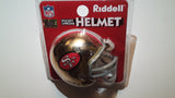 San Francisco 49ers Miami Dolphins Super Bowl XIX NFL Riddell Color Chrome Mini Football Helmet