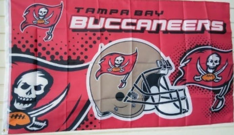 Tampa Bay Buccaneers NFL 3x5 Helmet Flag