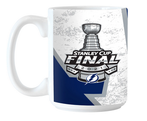 Tampa Bay Lightning NHL 2021 Stanley Cup Final Bound 15oz. Sublimated Coffee Mug Cup