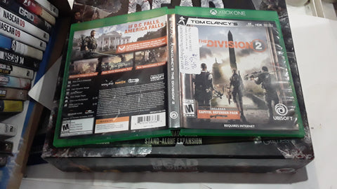The Division 2 Tom Clancy Online Used Xbox One Video Game