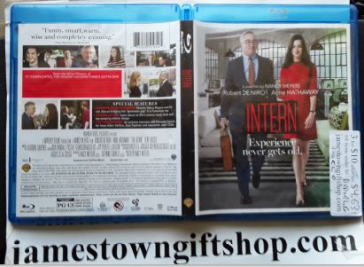 The Intern Robert De Niro Anne Hathaway Blu Ray Movie