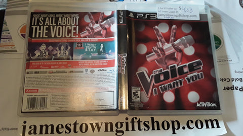 The Voice I Want You USED PS3 Video Game