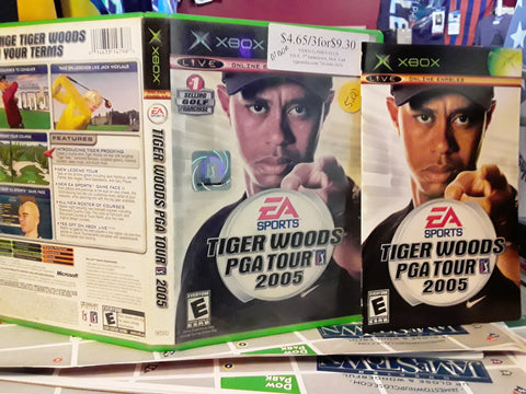 Tiger Woods PGA Tour Golf 2005 Used Original Xbox Video Game