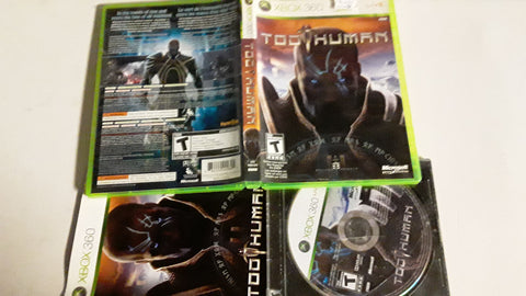 Too Human Used Xbox 360 Video Game