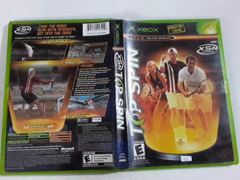 Top Spin Tennis Used Original Xbox Video Game