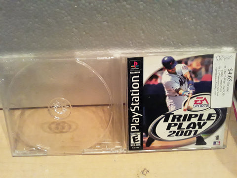 Triple Play 2001 MLB Baseball Used Playstation 1 Game