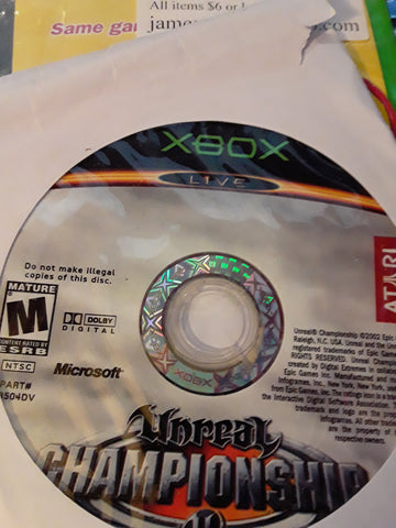 Unreal Championship II Used Original Xbox Video Game