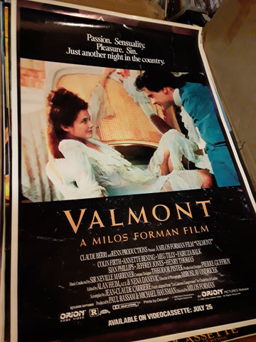 Valmont Annette Bening, Actors: Colin Firth, Actors: Fairuza Balk 1989 Movie Poster 27x40 USED