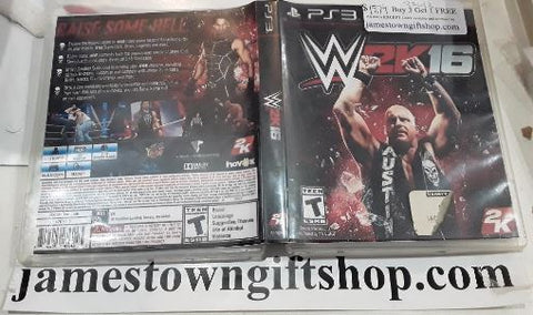WWE 2k16 Used PS3 Wrestling 2016 Used Video Game