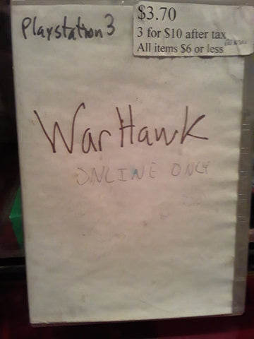 Warhawk PS3 Video Game