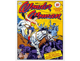 Wonder Woman Issue #1 Metal Tin Sign Vintage Summer 1942 DC Comics First Appearance