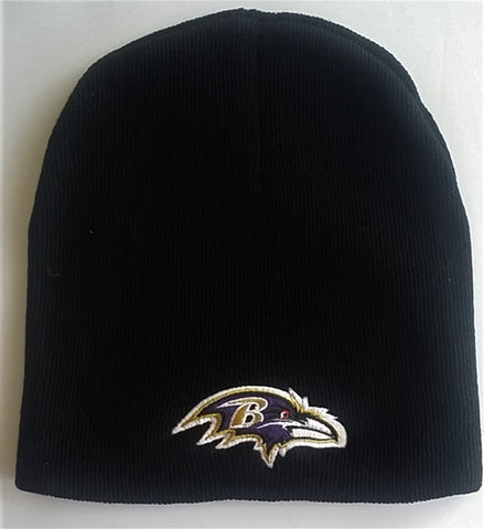 Baltimore Ravens NFL Classic Black Beanie Knit Hat