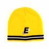 Yellow Beanie with Blue stripes E Logo Hat